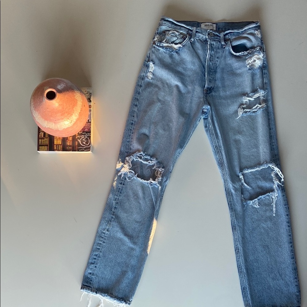 AGOLDE Distressed Denim Jeans